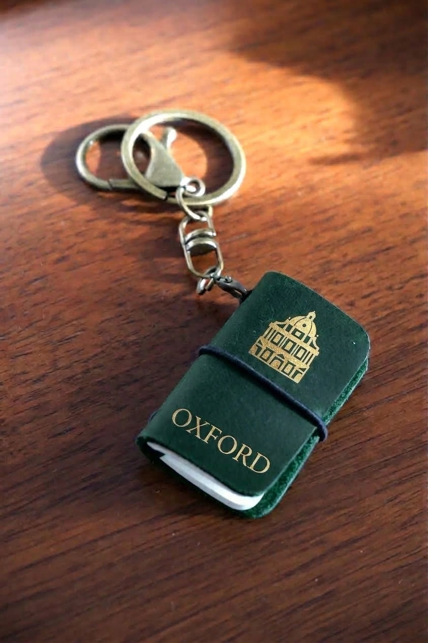 Mini Leather Book Charm