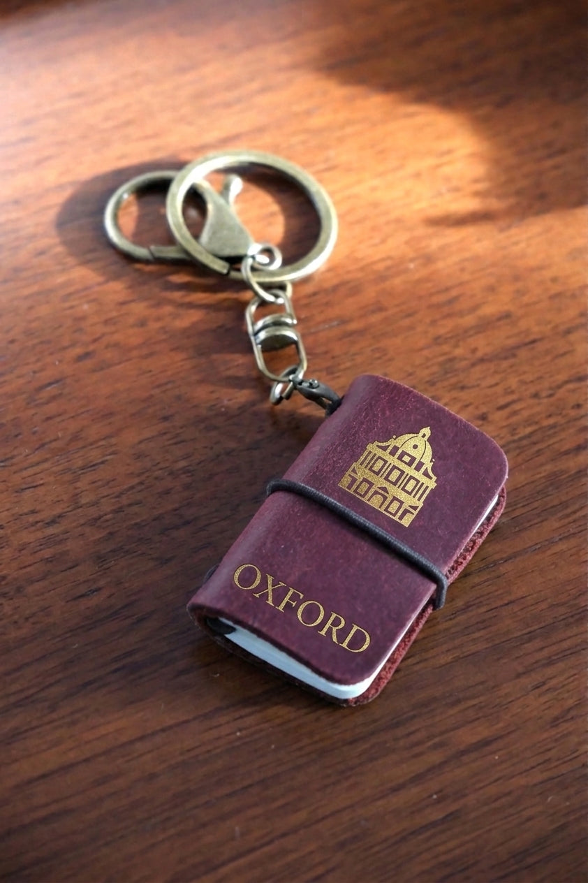 Mini Leather Book Charm
