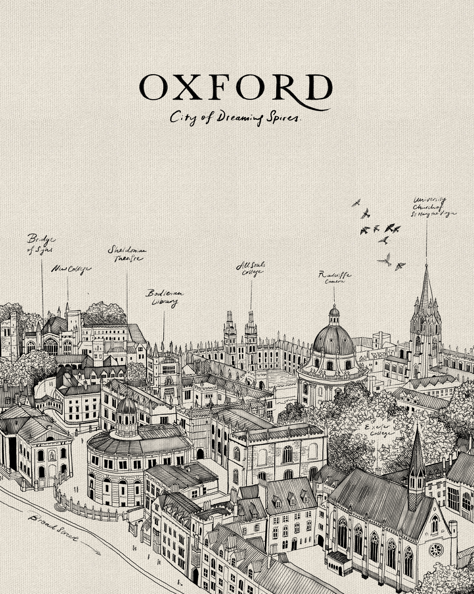 Oxford: City of Dreaming Spires — Classic Tote