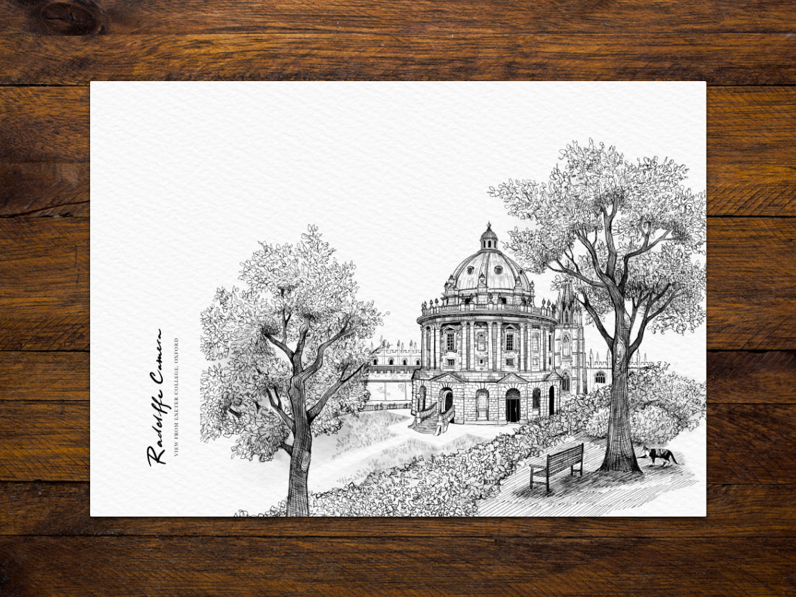 Camera in Secret — Art Print Postcard
